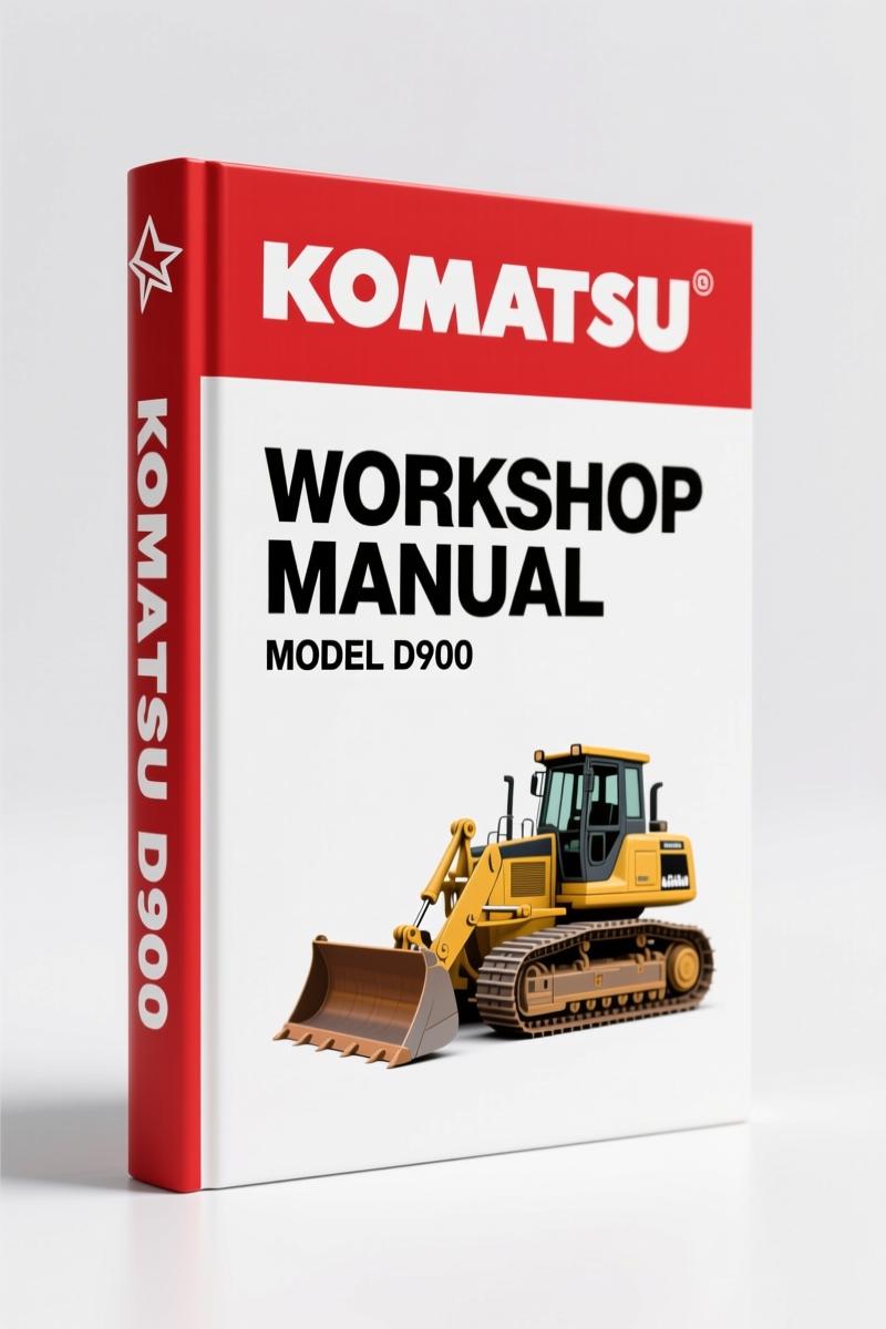 Komatsu D900 Workshop Manual – 316 Pages of Factory Engine Specs