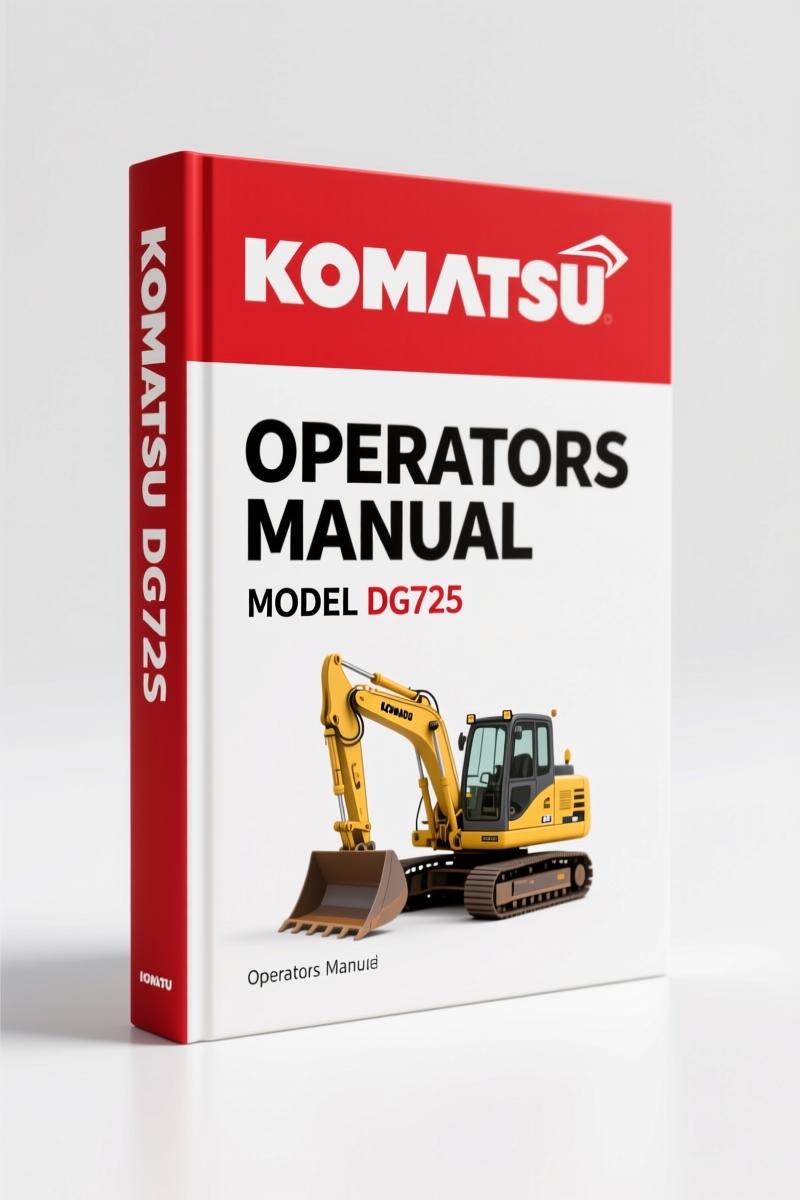 Komatsu 210M, DG725 Operators Manual – Factory Specs for Haul Truck