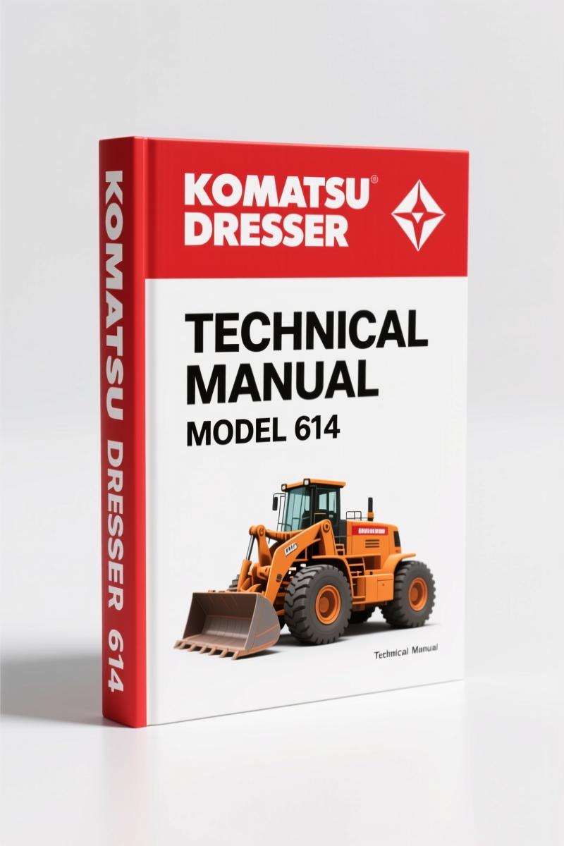 Komatsu Dresser 614 1991 Technical Manual – 70 Pages of Factory Specs