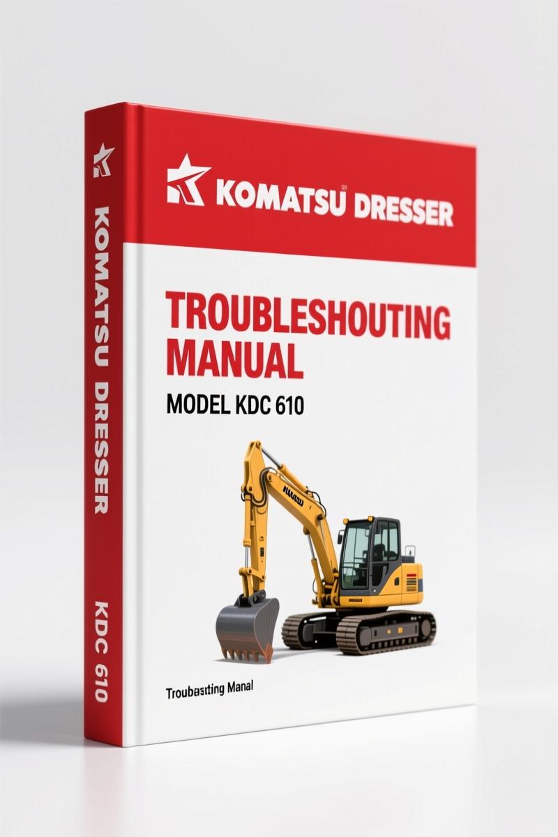 Komatsu Dresser KDC 410, KDC 610 1991 Troubleshooting Manual – OEM Specs