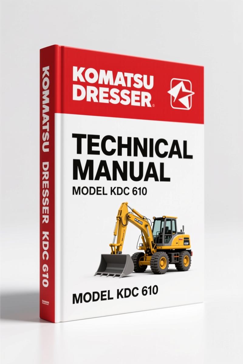 Komatsu Dresser KDC 410, KDC 610 1991 Technical Manual