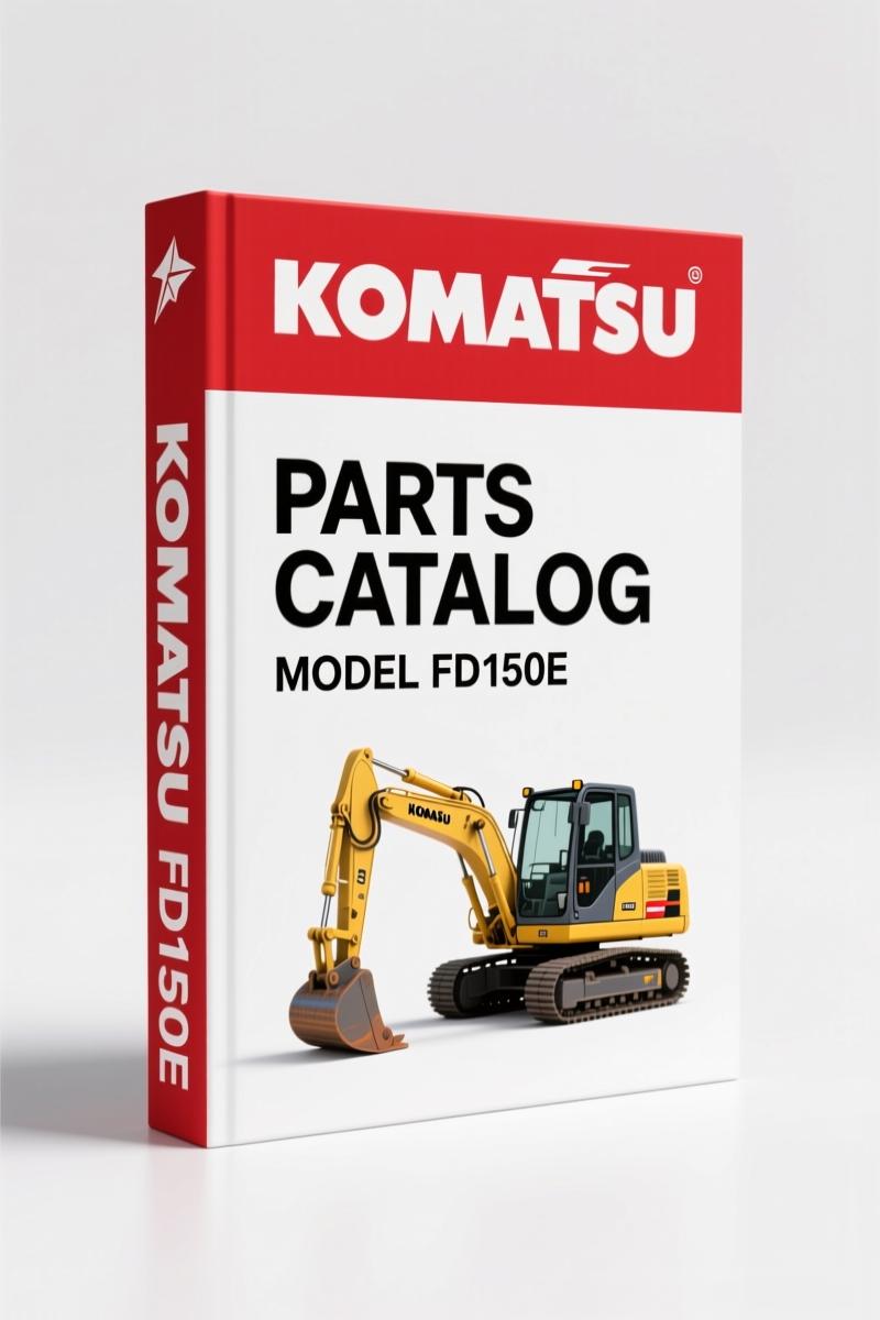 Komatsu FD100, FD115, FD135, FD150E, FD160E Parts Catalog – 172 Pages OEM