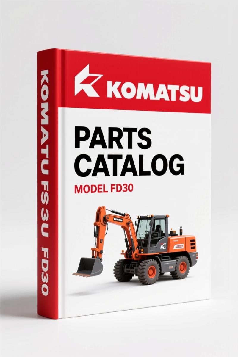 Komatsu FD25, FG20, FG25, FG30, FD30 Parts Catalog – 155 Pages OEM