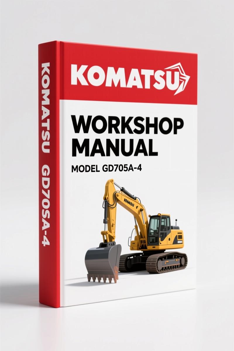 Komatsu GD705R-4, GD705A-4 1992 Workshop Manual – 715 Pages Factory Specs