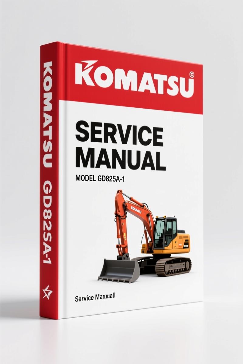 Komatsu GD825A-1 Service Manual – 608 Pages of Factory Specs