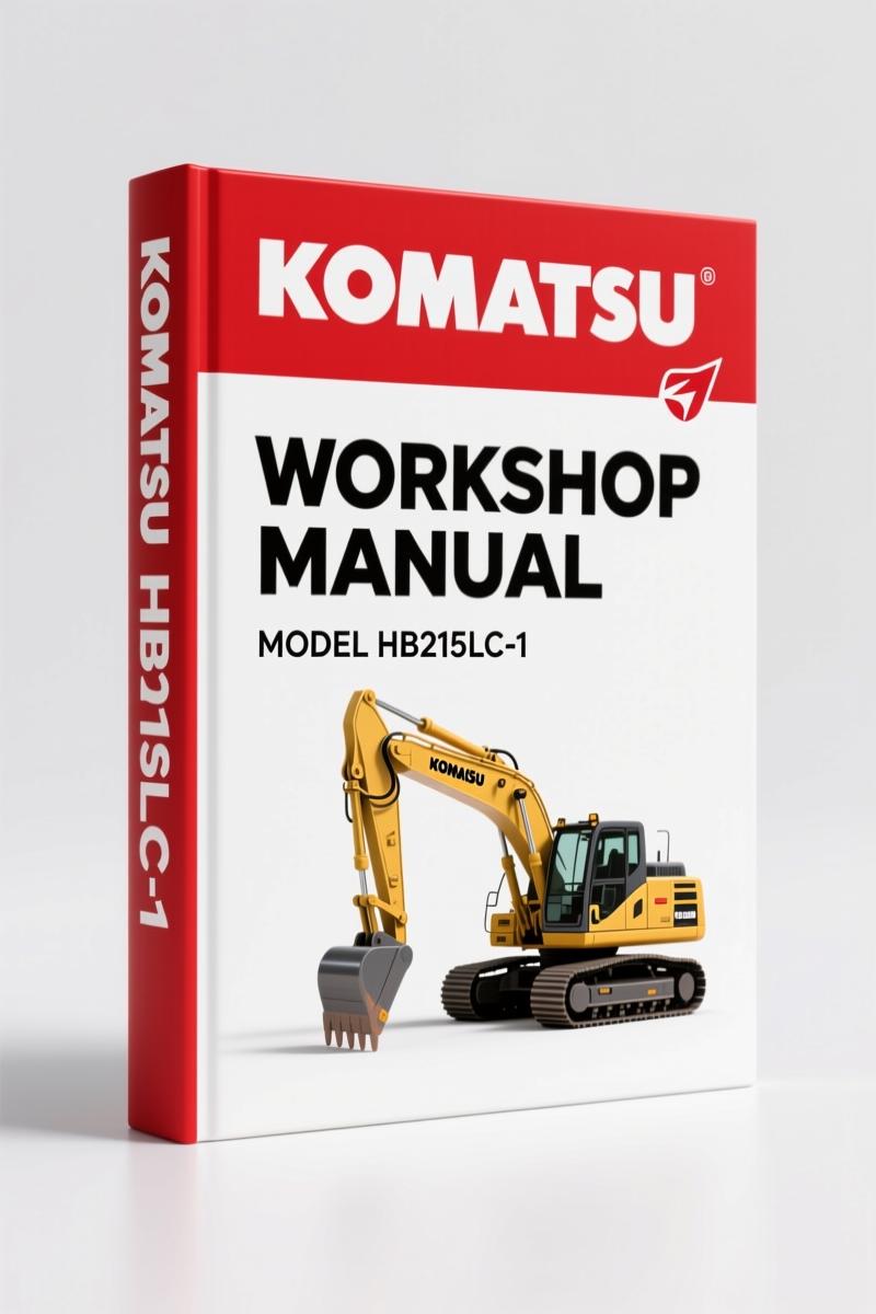Komatsu HB205-1, HB215LC-1 Workshop Manual – 1451 Pages of Factory Specs
