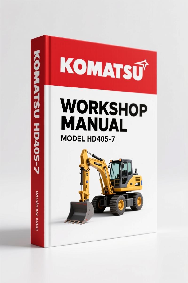 Komatsu HD325-7, HD405-7 Workshop Manual – 1398 Pages of Factory Specs