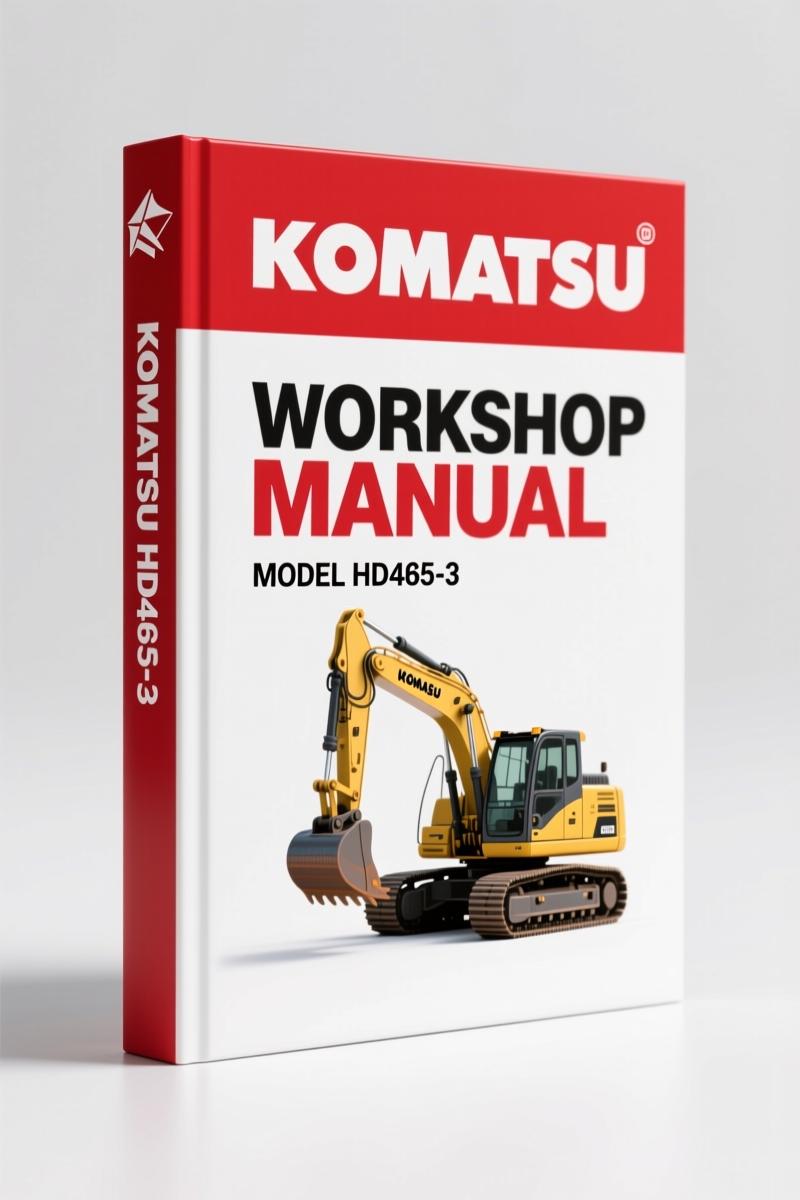 Komatsu HD465-3 1991 Workshop Manual – Factory Specs & Procedures