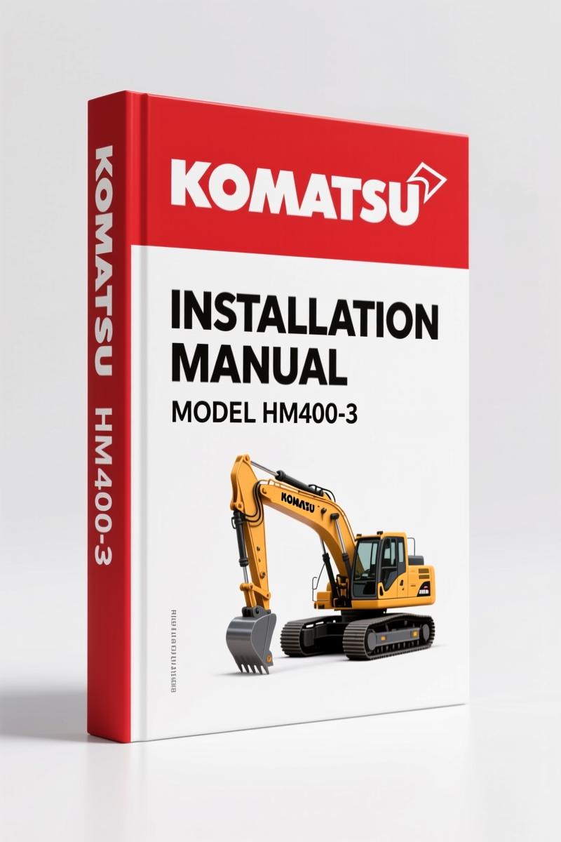 Komatsu HM400-3 Installation Manual – 23 Pages of Factory Assembly Specs
