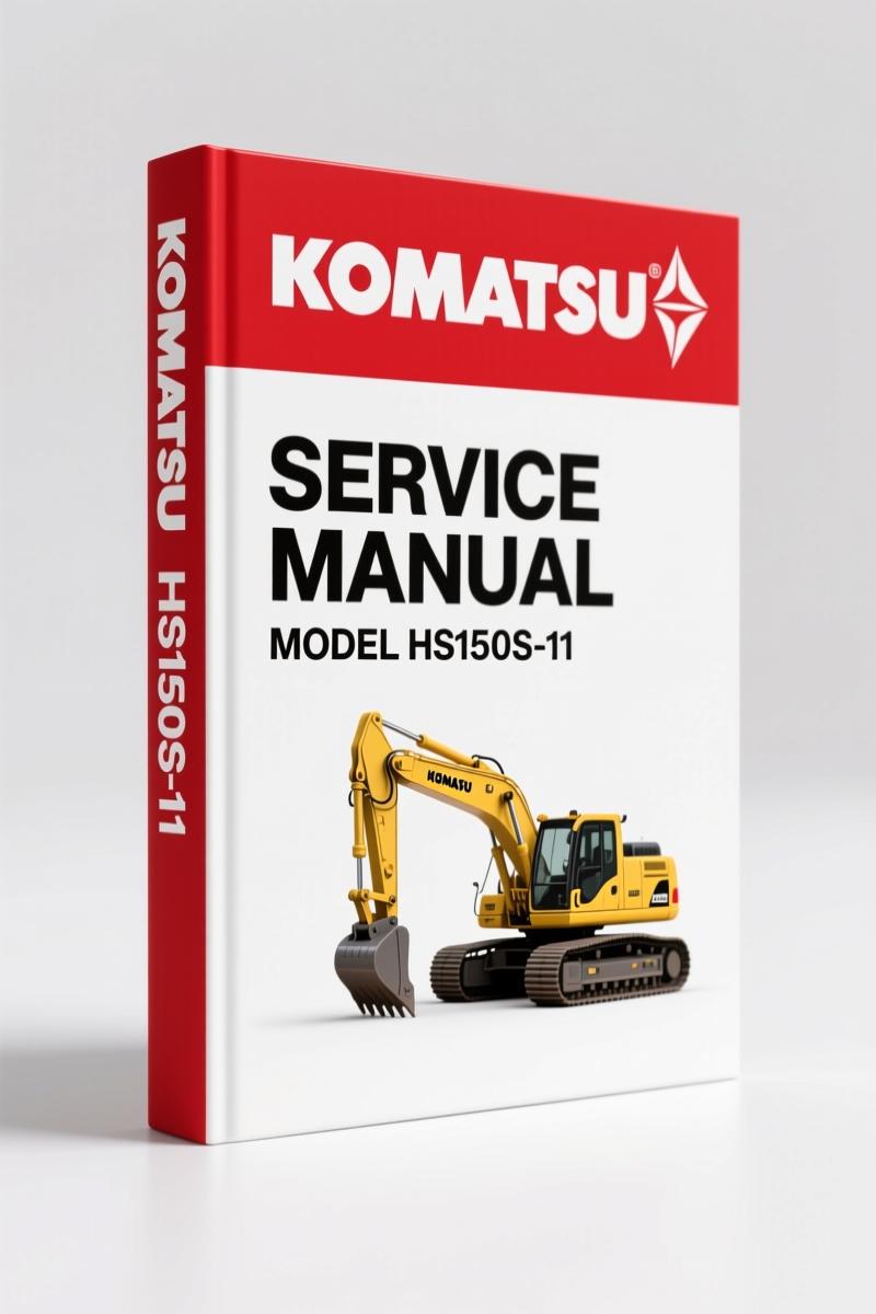 Komatsu HS150S-11 Service Manual – 589 Pages of Factory Specs for Engine and Drivetrain