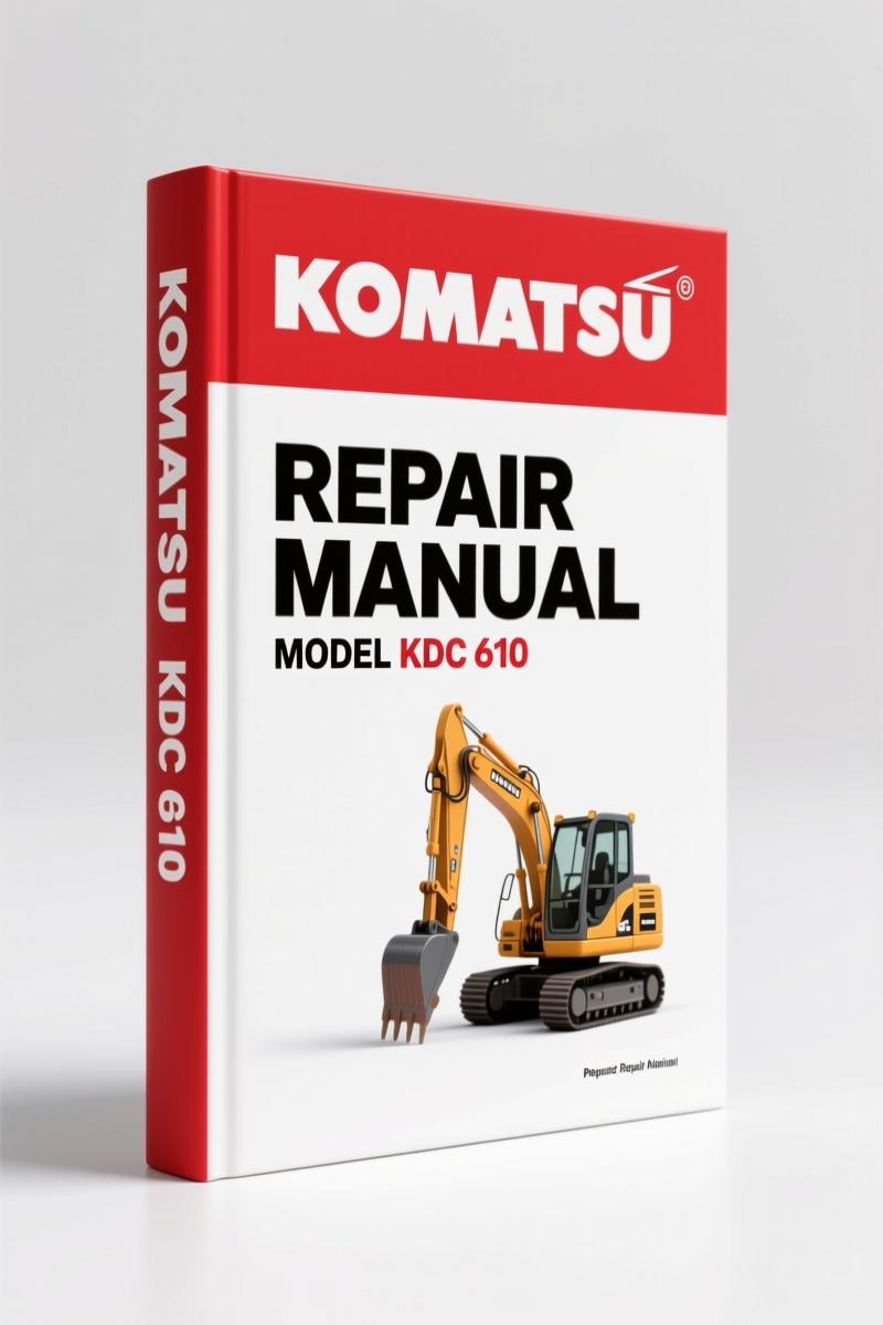 Komatsu KDC 410, KDC 610 1991 Repair Manual – Engine Alternative Repair