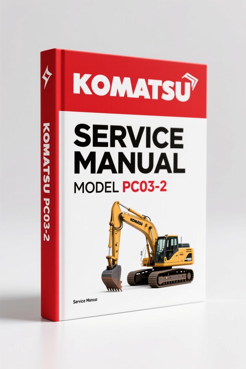 Komatsu PC03-2 2001 Service Manual – 255 Pages of Factory Specs
