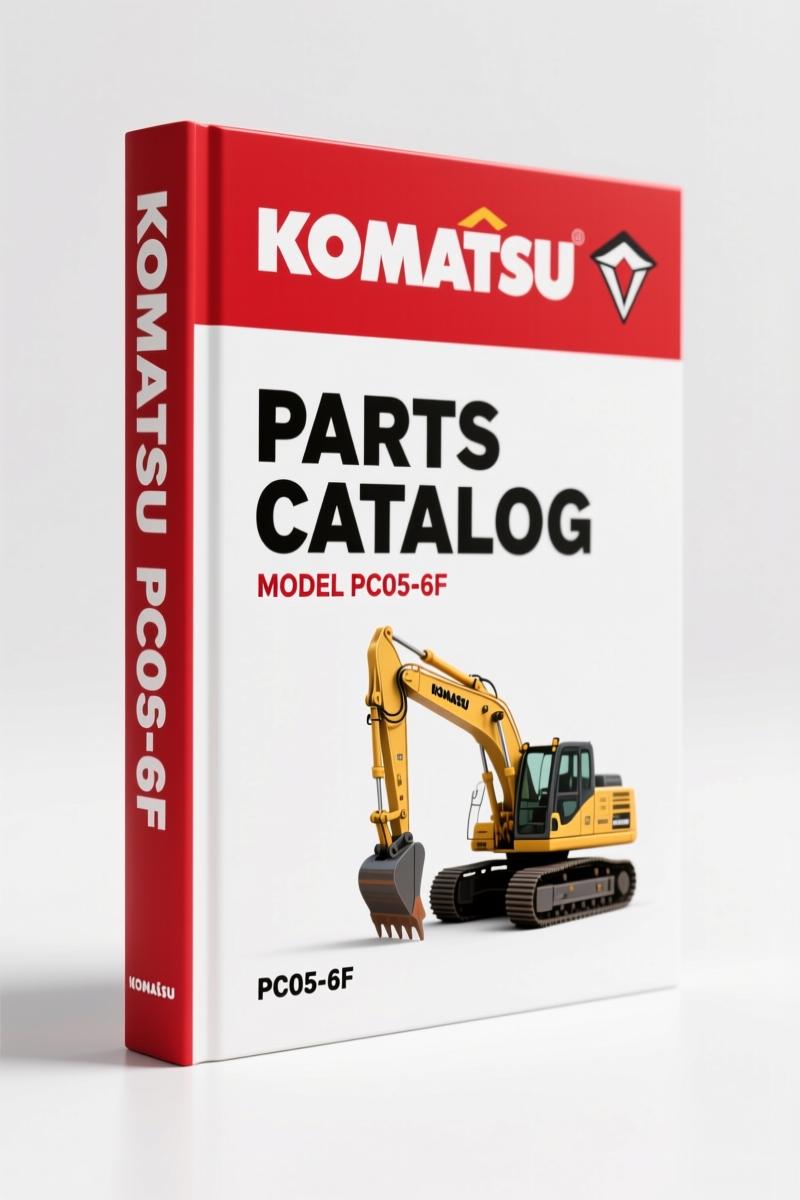 Komatsu PC05-6F Parts Catalog – 157 Pages OEM Exploded Views
