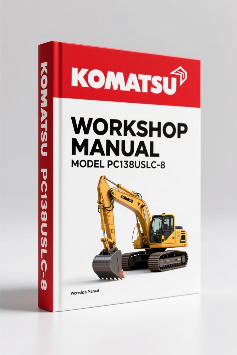 Komatsu PC138US-8, PC138USLC-8 Workshop Manual – 997 Pages of Factory Specs