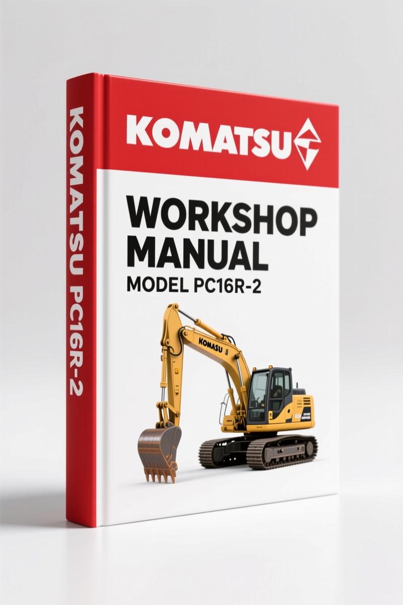 Komatsu PC14R-2, PC16R-2 Workshop Manual – Factory Specs for Hydraulic Excavator Repair