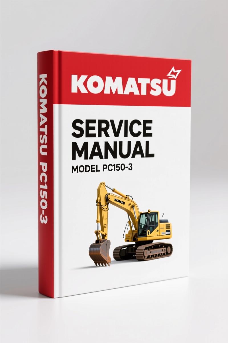 Komatsu PC150-3, PC150LC-3 Service Manual – 559 Pages of OEM Specs