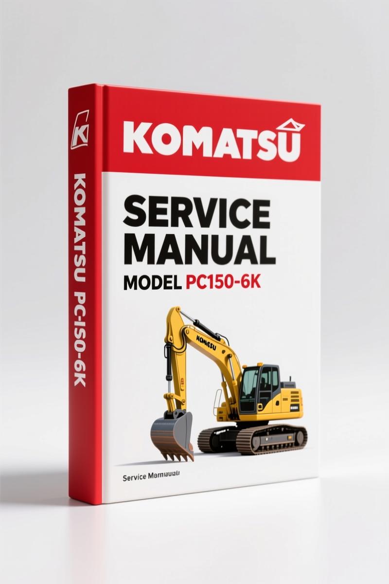 Komatsu PC150-6K, PC150LC-6K 2001 Service Manual – Factory Specs