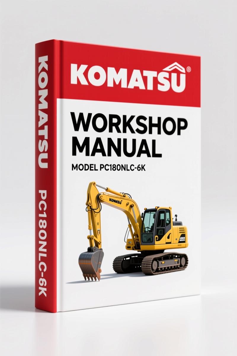 Komatsu PC160-6k, PC180LC-6k, PC180NLC-6k 2001 Workshop Manual – 692 Pages