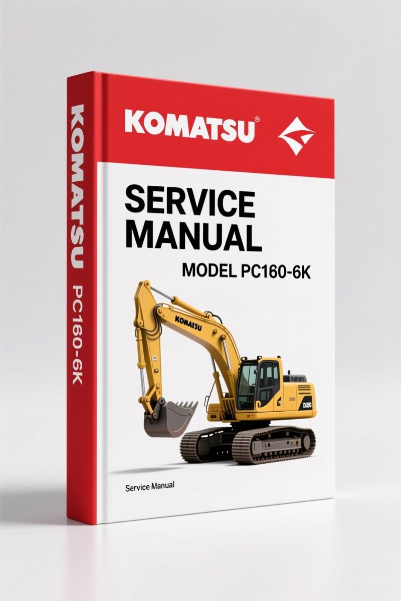Komatsu PC160-6k, PC180LC-6k, PC180NLC-6k 1997 Service Manual – 669 Pages