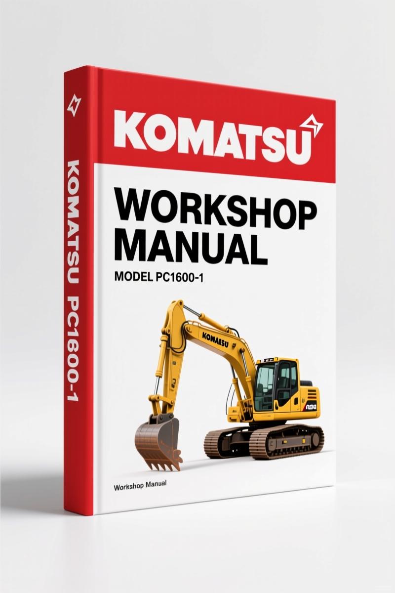 Komatsu PC1600-1 1989 Workshop Manual – OEM Factory Specs