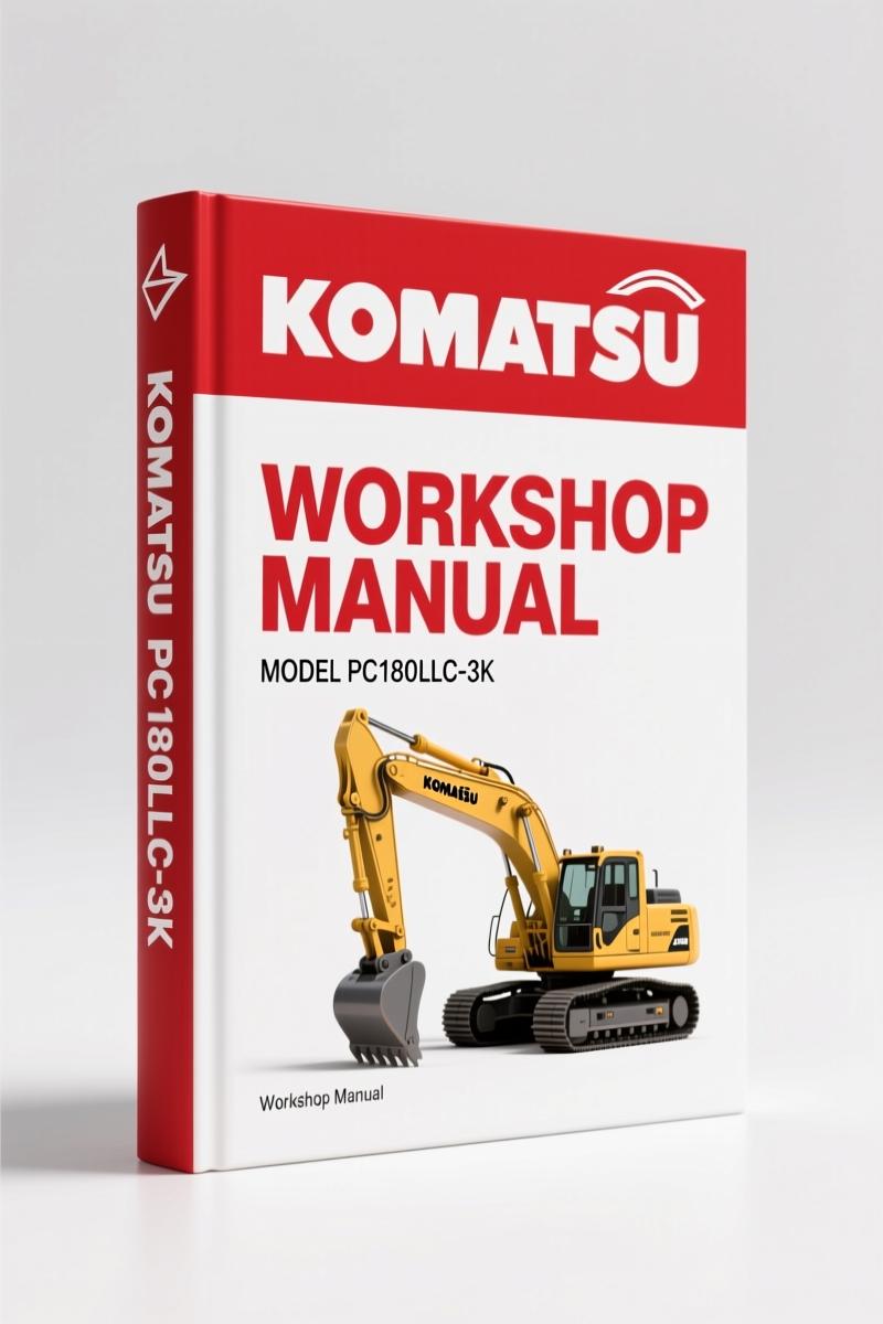 Komatsu PC180LC-3, PC180LC-3K, PC180LLC-3, PC180LLC-3K, PC180NLC-3K 1989 Workshop Manual