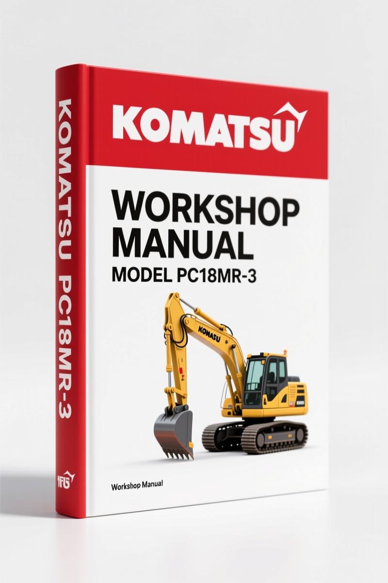 Komatsu PC18MR-3 Workshop Manual – Factory Specs for Hydraulic Excavator