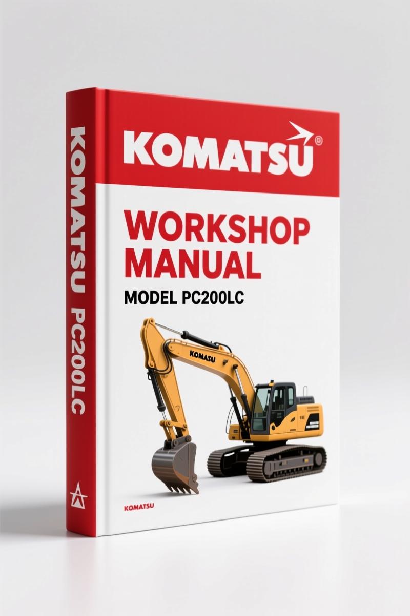 Komatsu PC200, PC200LC Workshop Manual – 1291 Pages Factory Specs