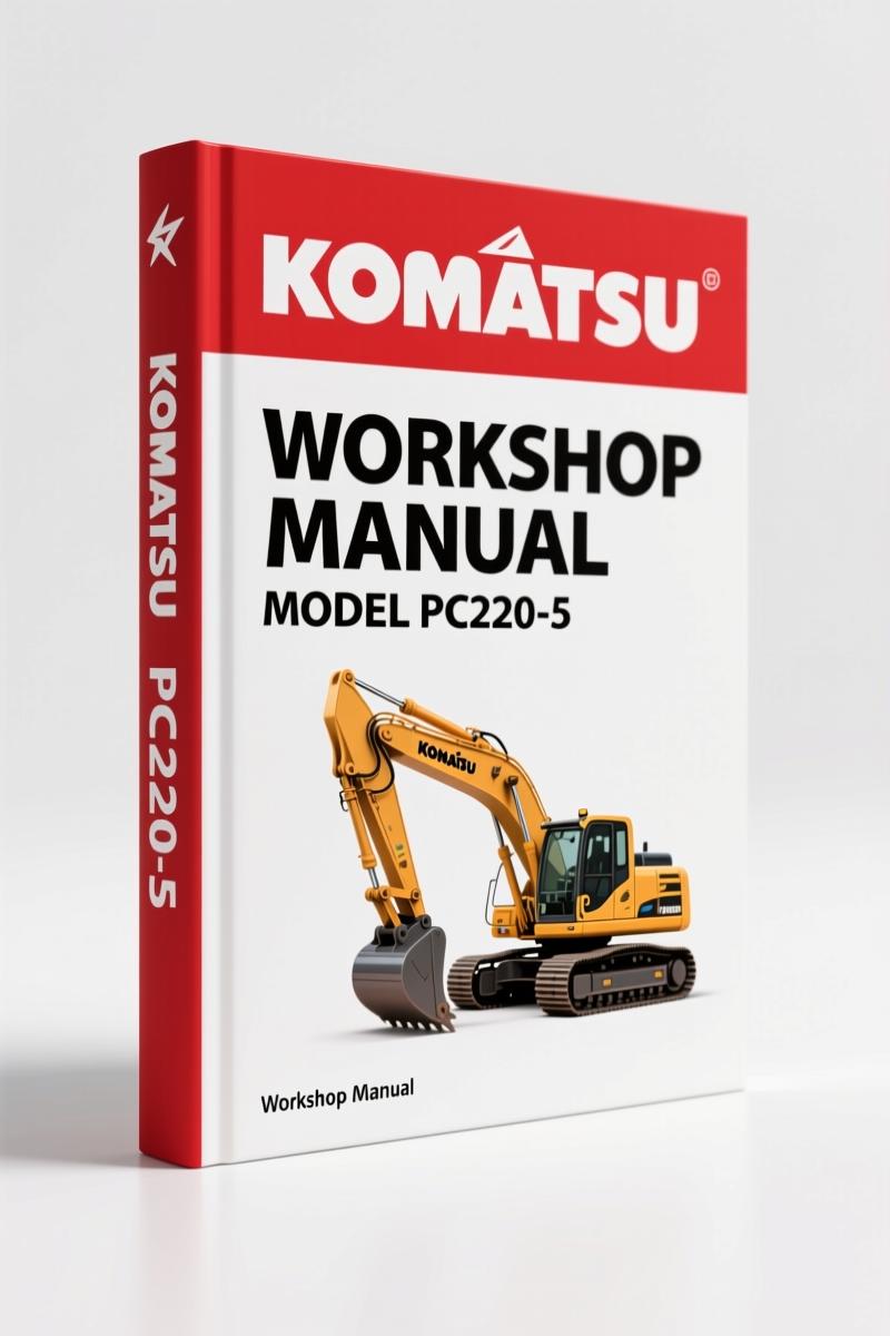 Komatsu PC200-5, PC200LC-5, PC220-5, PC220LC-5 1992 Workshop Manual – 662 Pages