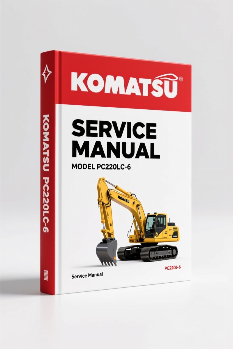 Komatsu PC200-6, PC200LC-6, PC210LC-6, PC220LC-6, PC250LC-6 1996 Service Manual