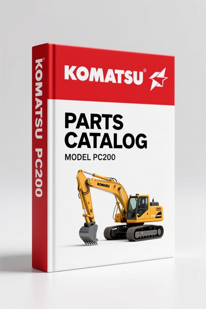 Komatsu PC200, PC200LC, PC210, PC210LC Parts Catalog – 505 Pages