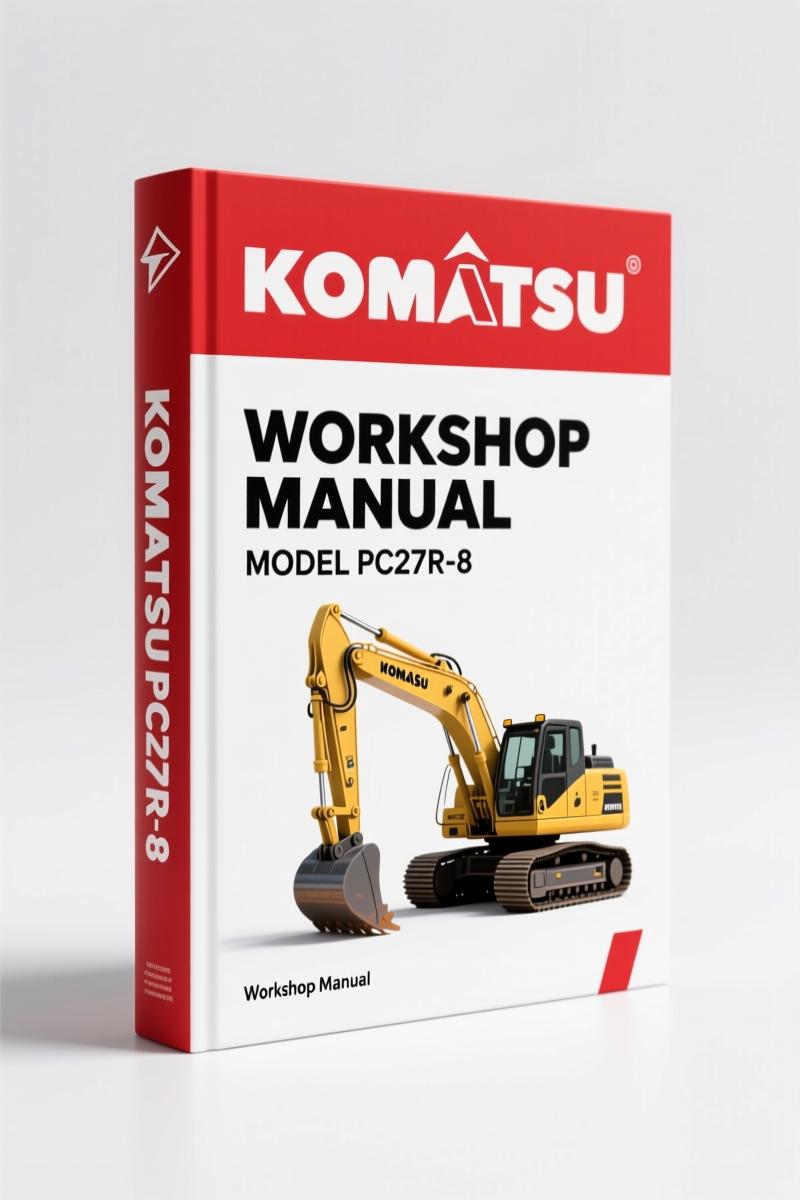 Komatsu PC20R-8, PC27R-8 Workshop Manual – 298 Pages of OEM Specs