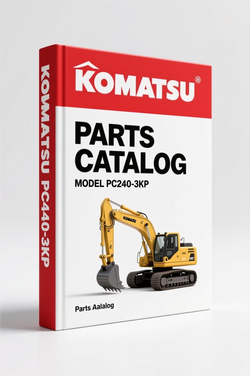 Komatsu PC210-3KP to PC240NLC-3KP Parts Catalog – 388 Pages OEM
