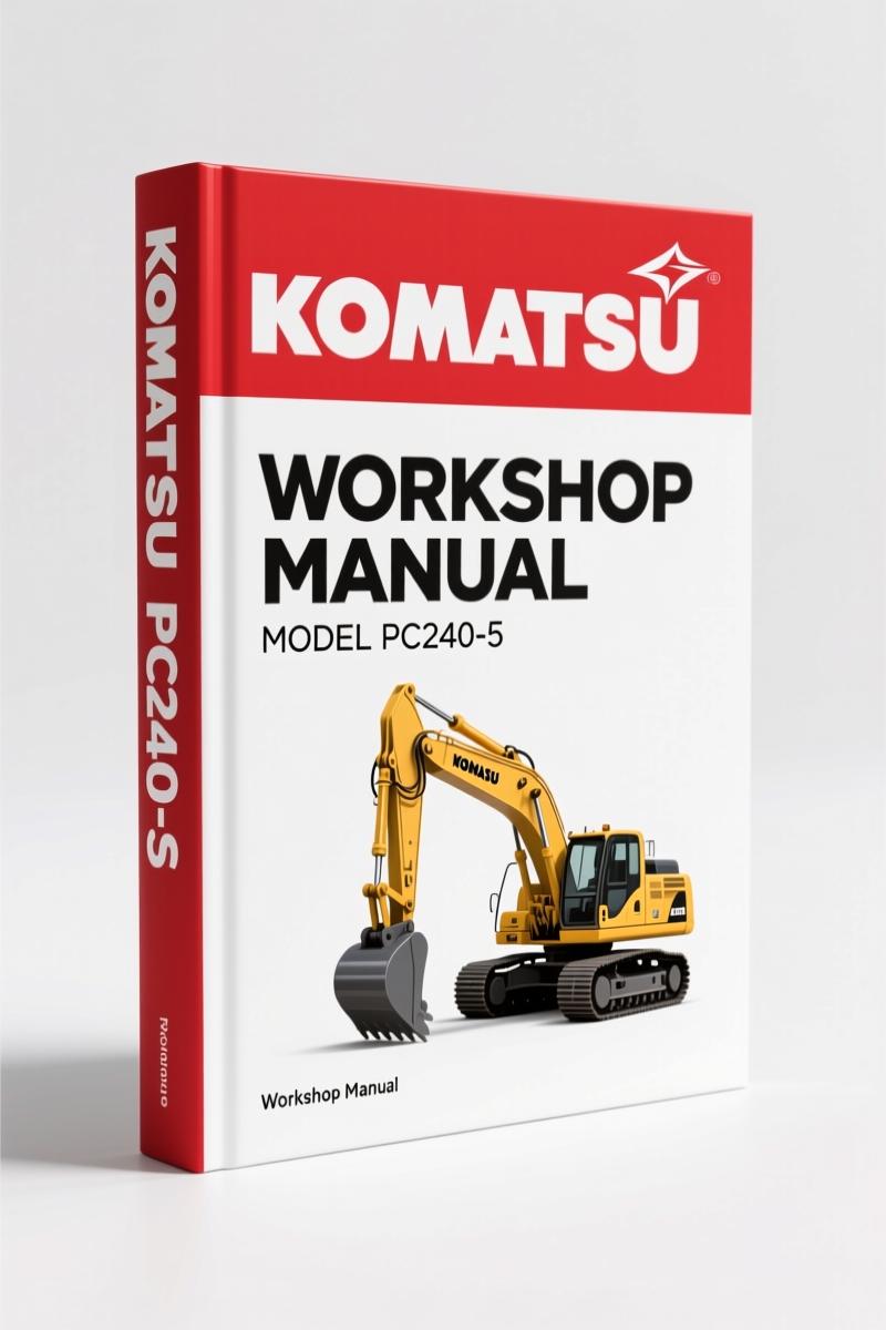 Komatsu PC210-5, PC210LC-5, PC240-5, PC240LC-5, PC240NLC-5 1995 Workshop Manual