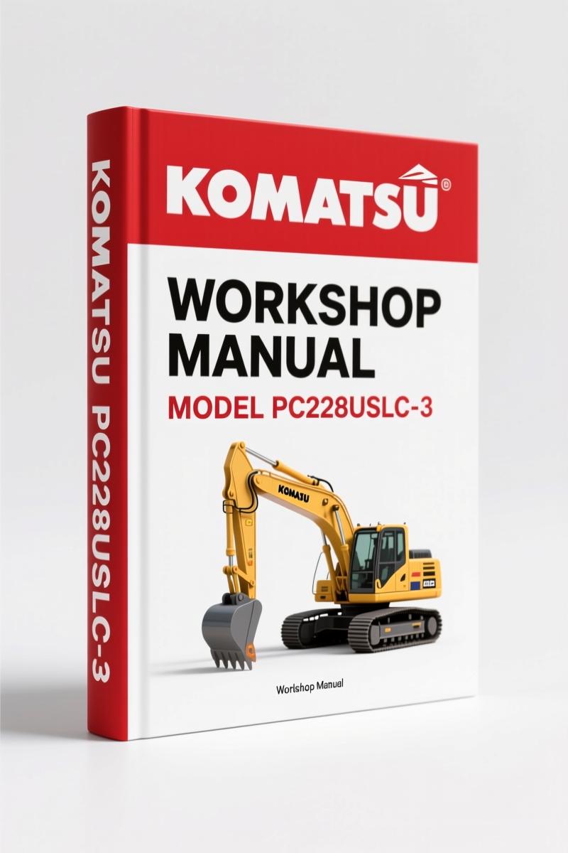 Komatsu PC228US-3 PC228USLC-3 2007 Workshop Manual | 672 Pages