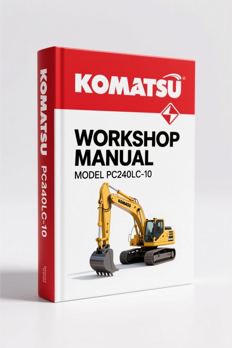 Komatsu PC240LC-10 2013 Workshop Manual – 1835 Pages of Factory Specs