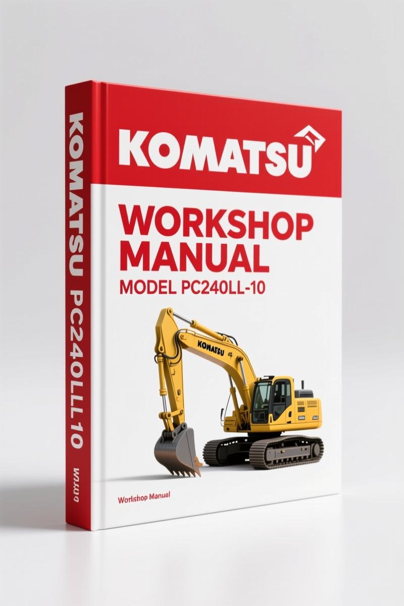 Komatsu PC240LL-10 2014 Workshop Manual – 345 Pages of Factory Specs