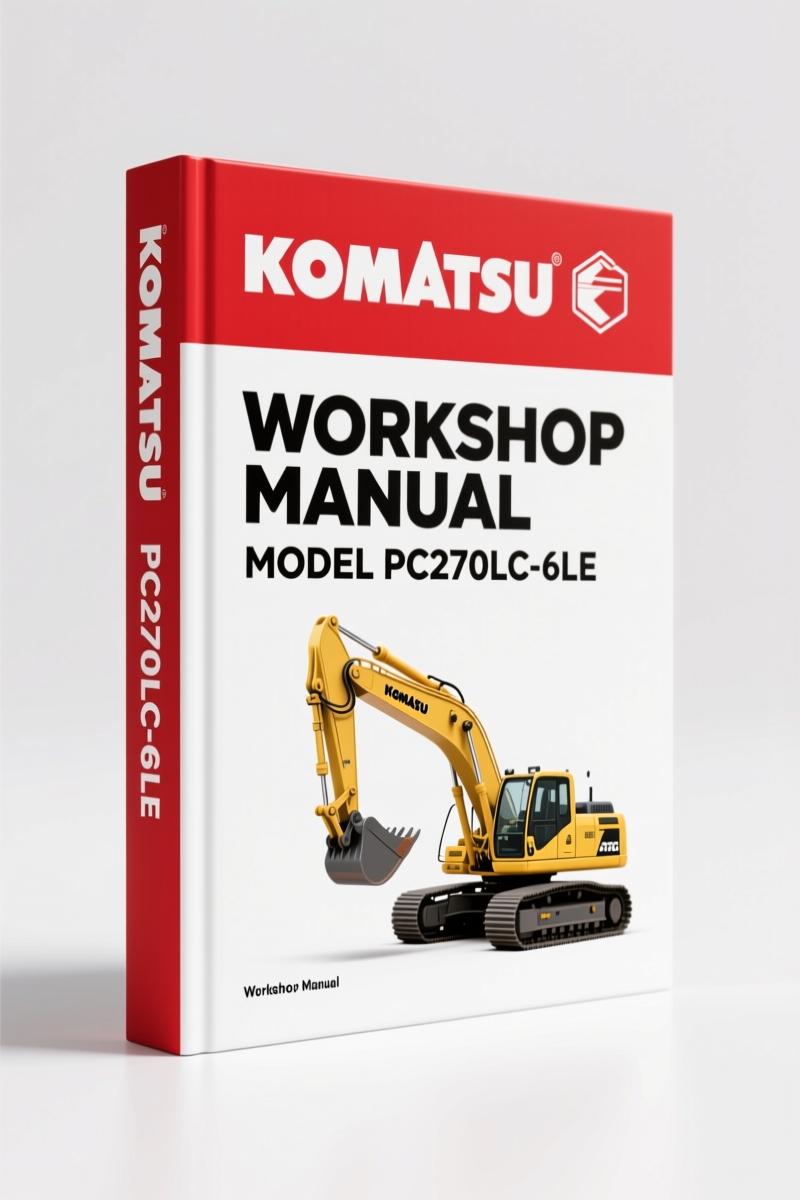 Komatsu PC270LC-6LE Workshop Manual – 731-Page Factory Spec Document