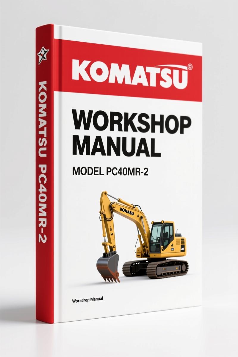 Komatsu PC27MR-2, PC30MR-2, PC35MR-2, PC50MR-2, PC40MR-2 2007 Workshop Manual – 630 Pages of Factory Specs