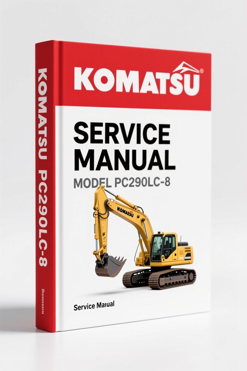 Komatsu PC290LC-8, PC290NLC-8 Service Manual – 1050 Pages of Factory Specs