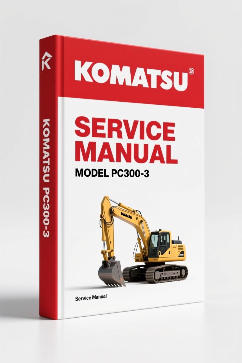 Komatsu PC300-3, PC300LC-3, PC360LC-3 Service Manual – 762 Pages