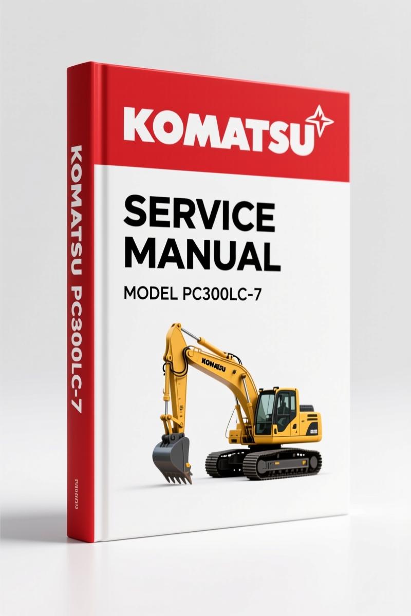 Komatsu PC300-7, PC300LC-7, PC350-7, PC350LC-7 2001 Service Manual – 240 Pages