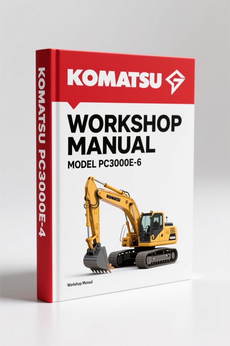 Komatsu PC3000E-6 Workshop Manual – 1397 Pages Factory Specs