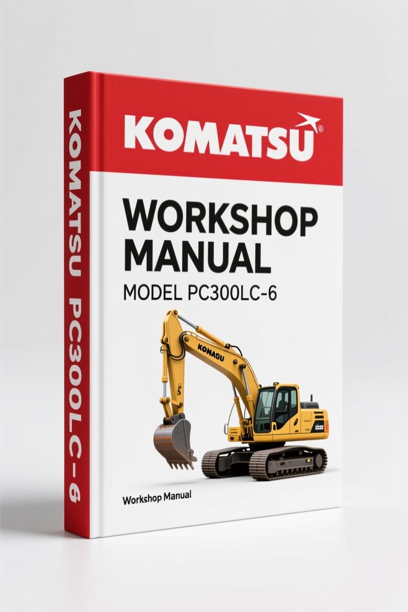 Komatsu PC300LC-6, PC300-6, PC350-6, PC350LC-6 2002 Workshop Manual