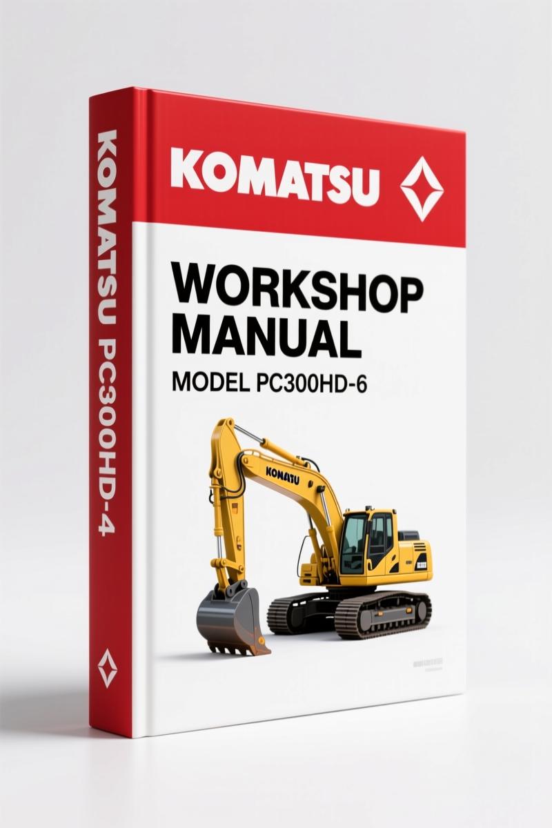 Komatsu PC300LC-6, PC300HD-6 1999 Workshop Manual – Factory Specs