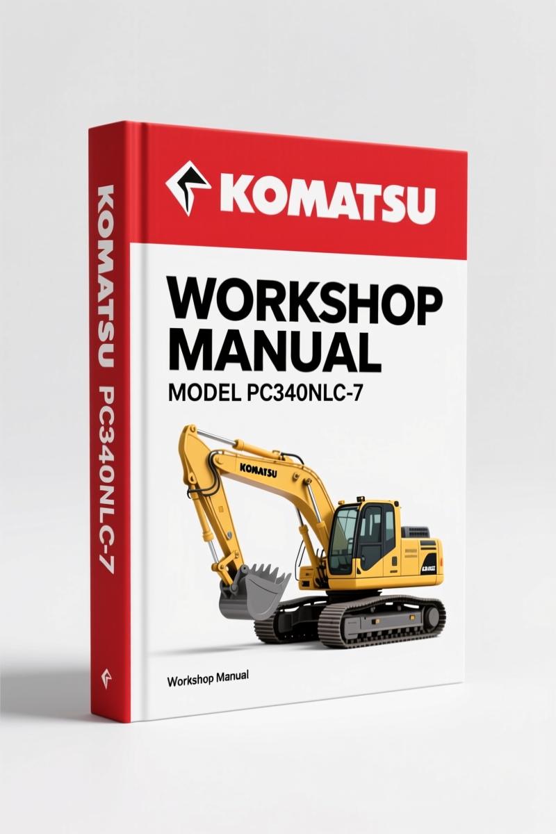 Komatsu PC340LC-7 PC340NLC-7 Workshop Manual – 910 Pages