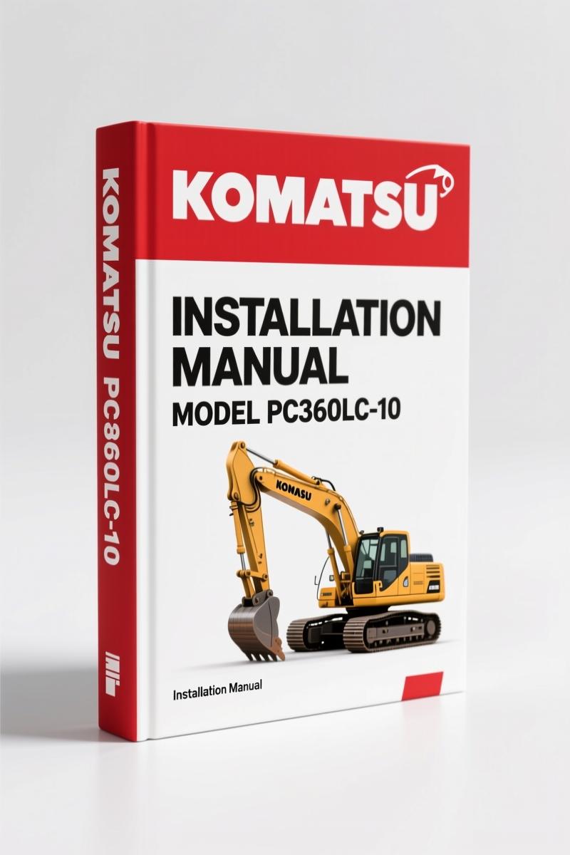 Komatsu PC360LC-10 Installation Manual – 95 Pages of Factory Assembly Specs