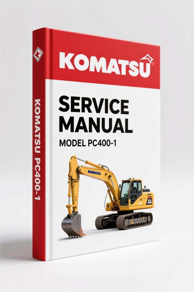 Komatsu PC400-1, PC400LC-1 Service Manual – 612 Pages of Factory Specs