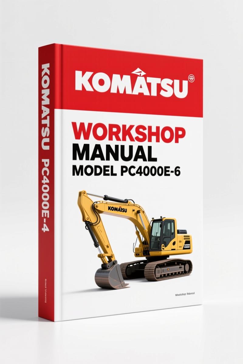 Komatsu PC4000E-6 Workshop Manual – 832 Pages of Factory Hydraulic & Engine Specs