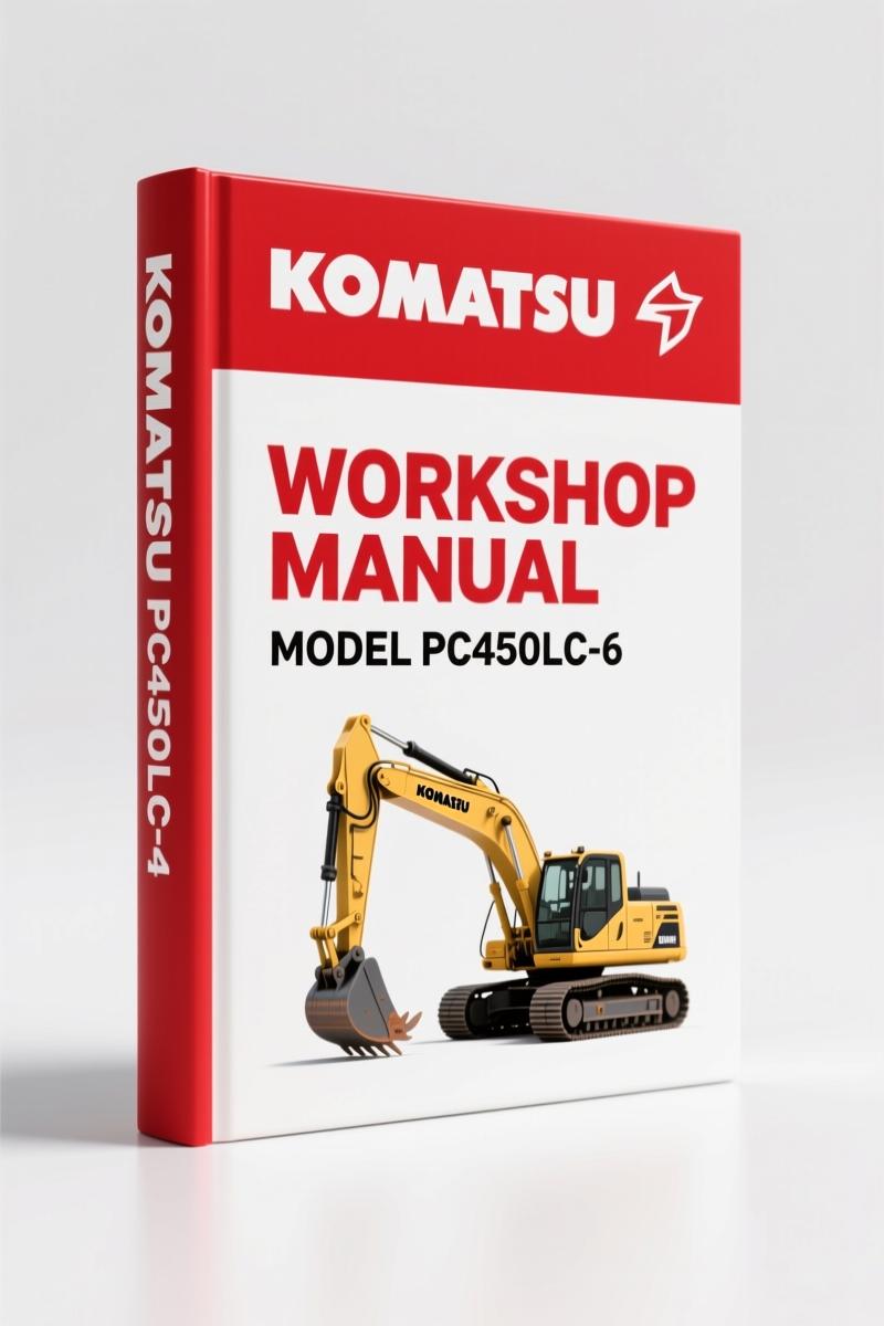Komatsu PC450-6, PC450LC-6 2000 Workshop Manual – 824 Pages