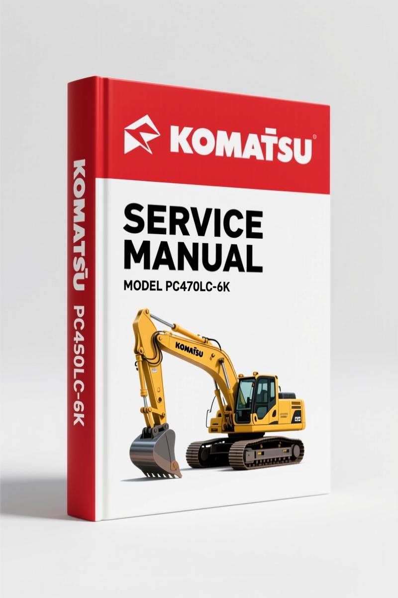 Komatsu PC450-6K, PC450LC-6K 2001 Service Manual